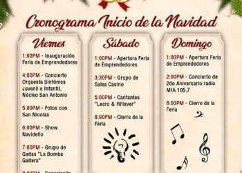 Con gaitas y show navideño arranca la navidad en Los Salias