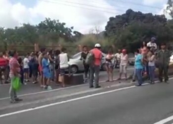 Protesta en la Panamericana por homicidio de dos adolescentes.