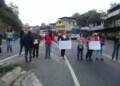 Representantes de escuela tomaron la Panamericana