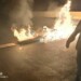 Manifestantes madrugan en Los Salias protestando contra juramentación de Maduro
