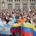 Venezolanos migrados a Argentina salen a las calles al grito de "libertad"