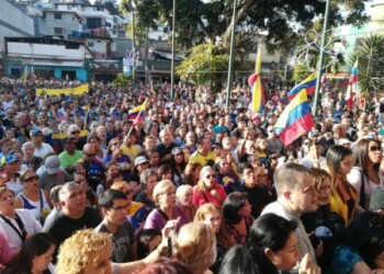 El cabildo fue en la plaza Bolivar de San Antonio