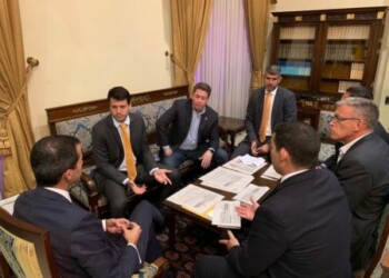 Alcaldes reunidos con Juan Guaidó