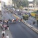 Protestas en el centro de Los Teques
