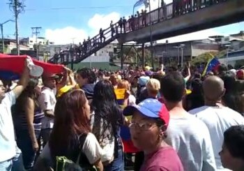 Concentración del pasado miércoles en la ciudad de Los Teques