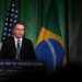 Brazilian President Jair Bolsonaro participates in a Brazil-U.S. Business Council forum to discuss relations and future cooperation and engagement in Washington, U.S. March 18, 2019. REUTERS/Erin Scott