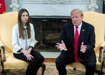 Trump insta a Rusia a "salir" de Venezuela al recibir a la esposa de Guaidó