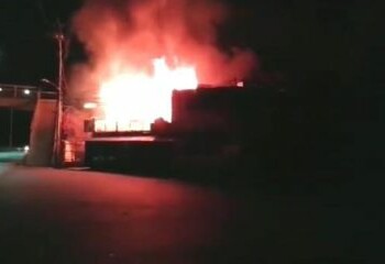 Incendio de comercio en Los Teques por apagón