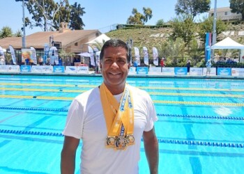 “El negro Mijares”, así es conocido en la natación en Venezuela. Reside en Margarita, cuna de sus sueños y proyectos bajo las aguas.