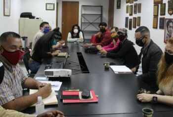 Cumpliendo medidas de bioseguridad parlamentarios mirandinos sesionaron este martes